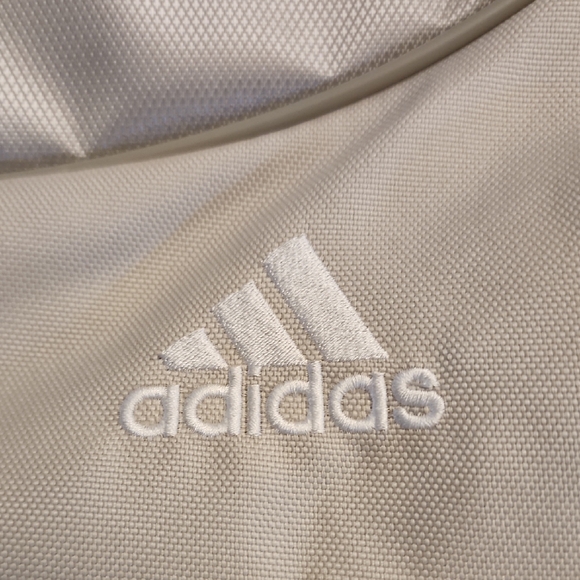 Adidas Metallic Gray Drawstring Backpack - Picture 2 of 6
